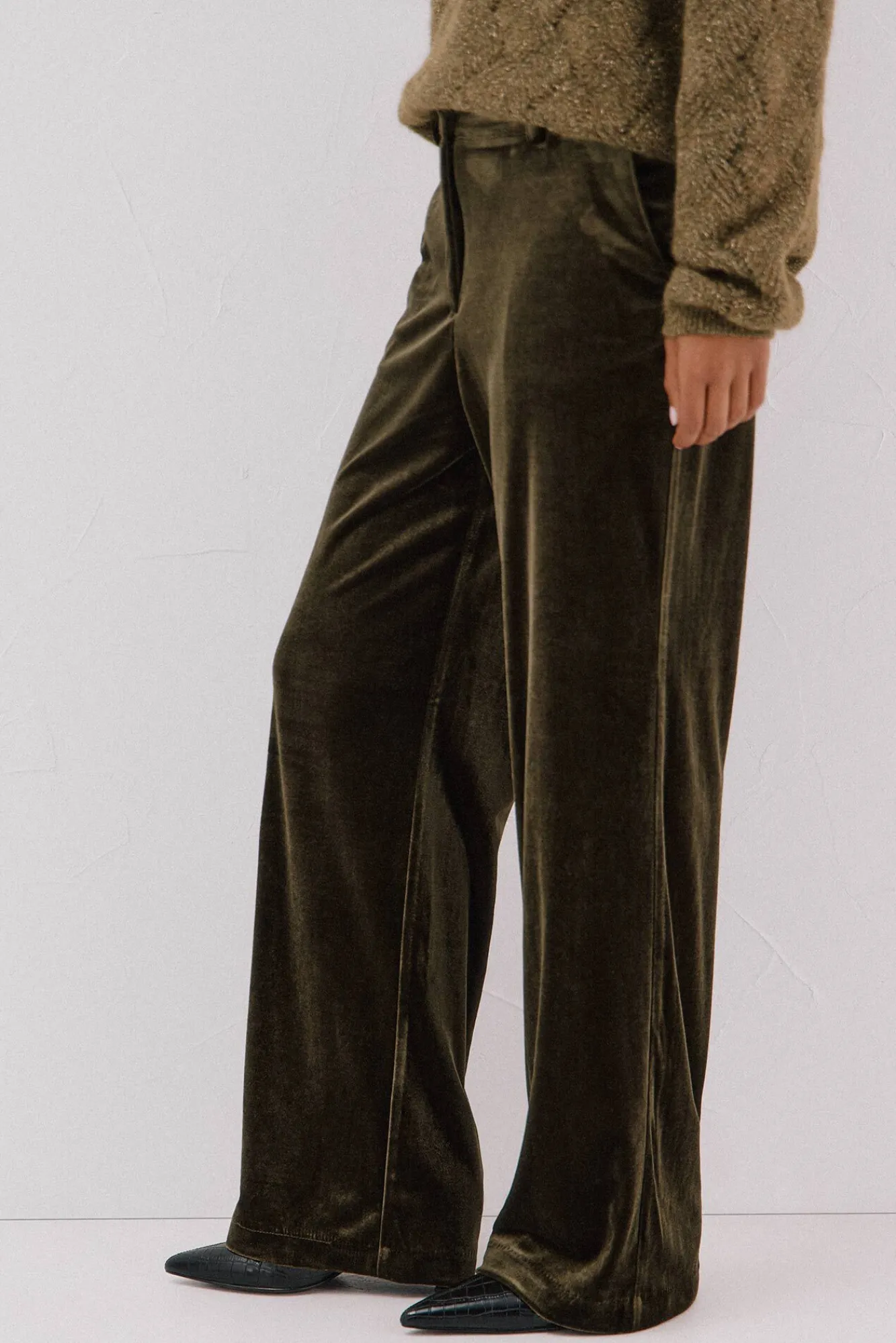 Mujer Cortefiel Pantalones>Pantalón de terciopelo