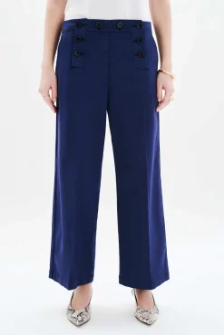 Mujer Caroll Pantalones>Pantalón de traje botones