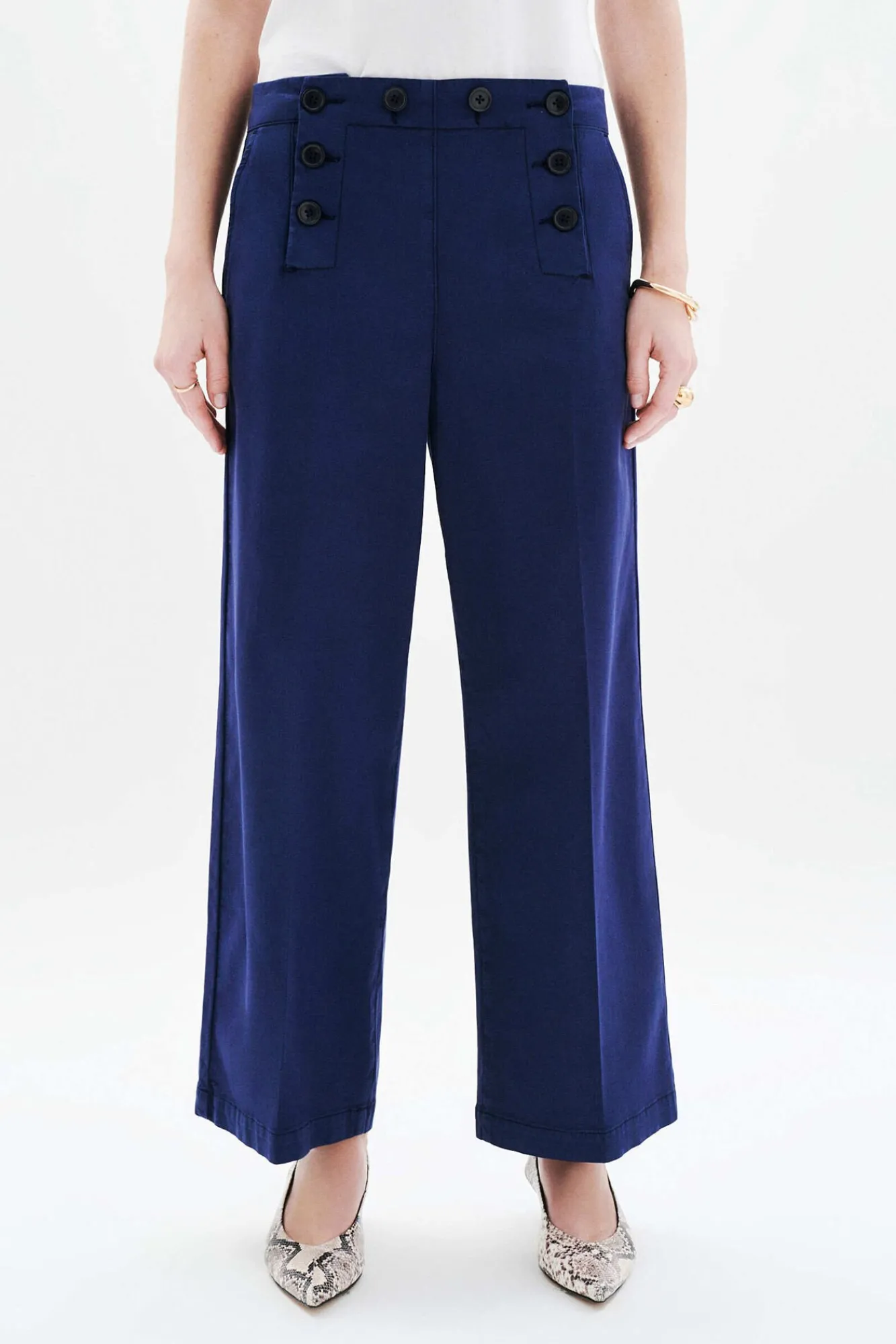 Mujer Caroll Pantalones>Pantalón de traje botones