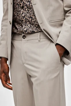 Hombre Selected Pantalones De Vestir|Trajes>Pantalón de traje slim fit elaborado con materiales reciclados.