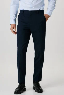 Hombre Selected Pantalones De Vestir|Trajes>Pantalón de traje Slim Fit con lana