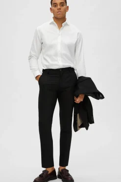 Hombre Selected Pantalones De Vestir|Trajes>Pantalón de traje Slim Fit con lana