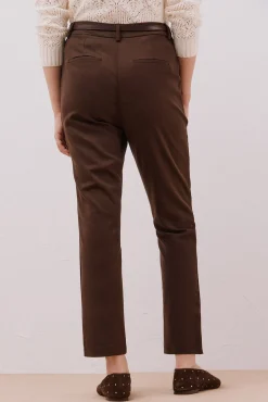 Mujer Cortefiel Pantalones>Pantalón de vestir con cinturón