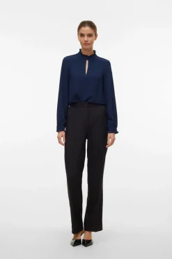 Mujer Vero Moda Pantalones>Pantalón de vestir de mujer corte recto