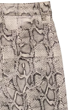 Mujer Vero Moda Pantalones>Pantalón efecto piel de serpiente