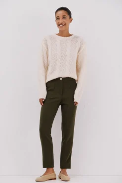 Mujer Cortefiel Pantalones>Pantalón elástico confort