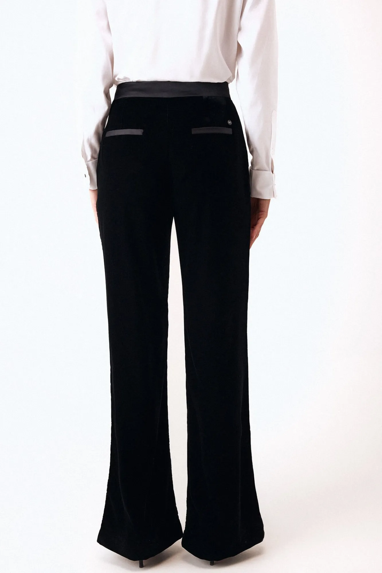 Mujer Pedro del Hierro Pantalones>Pantalón flare combinado