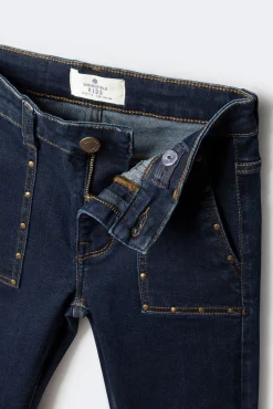 Niños Springfield Kids Pantalones>Pantalón Kick flare Tachas niña