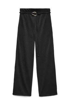 Mujer Vero Moda Pantalones>Pantalón largo de punto detalle hebilla