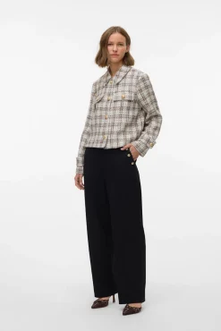 Mujer Vero Moda Pantalones>Pantalón largo detalle de botones