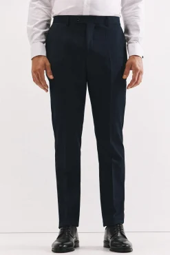 Hombre Cortefiel Pantalones De Vestir|Trajes>Pantalón marino slim fit