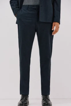 Hombre Cortefiel Pantalones De Vestir|Trajes>Pantalón microcuadro algodón