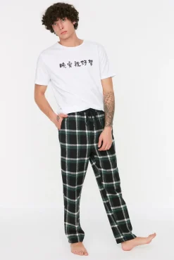 Hombre Trendyol Pijamas>Pantalón pijama largo unisex cuadros