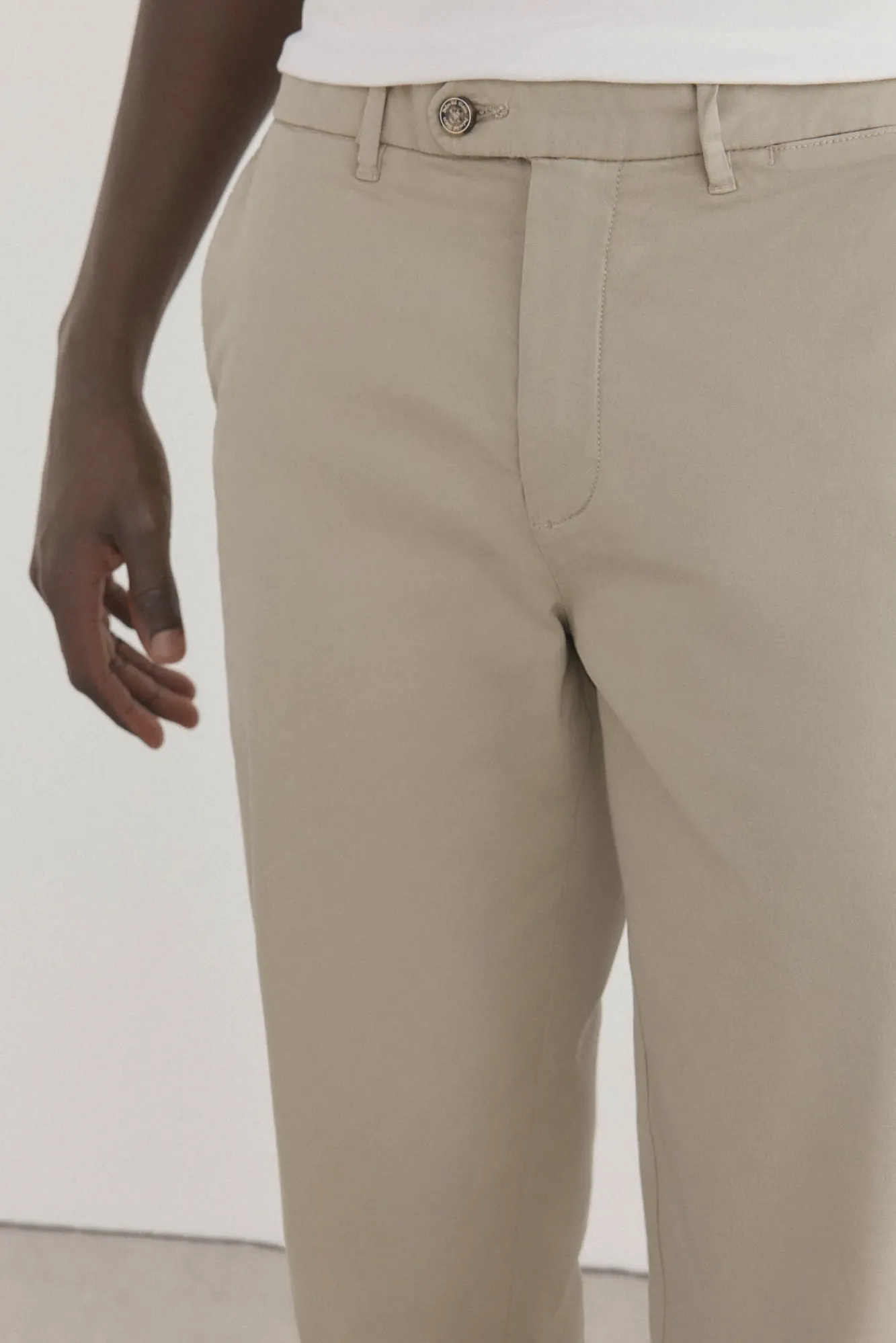 Hombre Pedro del Hierro Pantalones|Chinos>Pantalón premium chino ligero regular fit