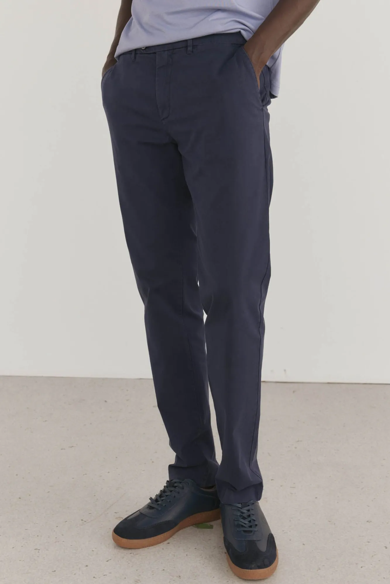 Hombre Pedro del Hierro Pantalones|Chinos>Pantalón premium chino ligero slim fit