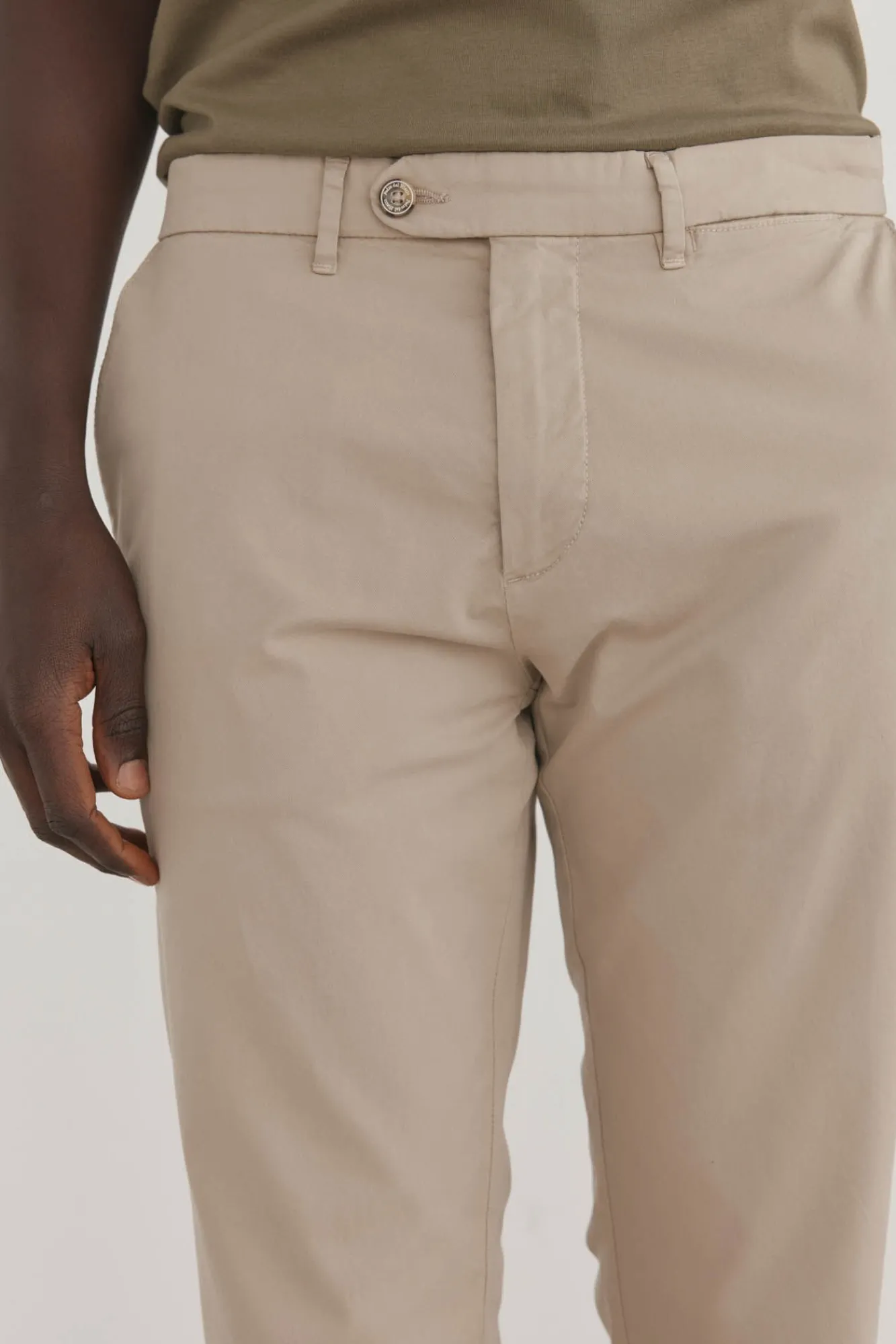 Hombre Pedro del Hierro Pantalones|Chinos>Pantalón premium chino ligero slim fit