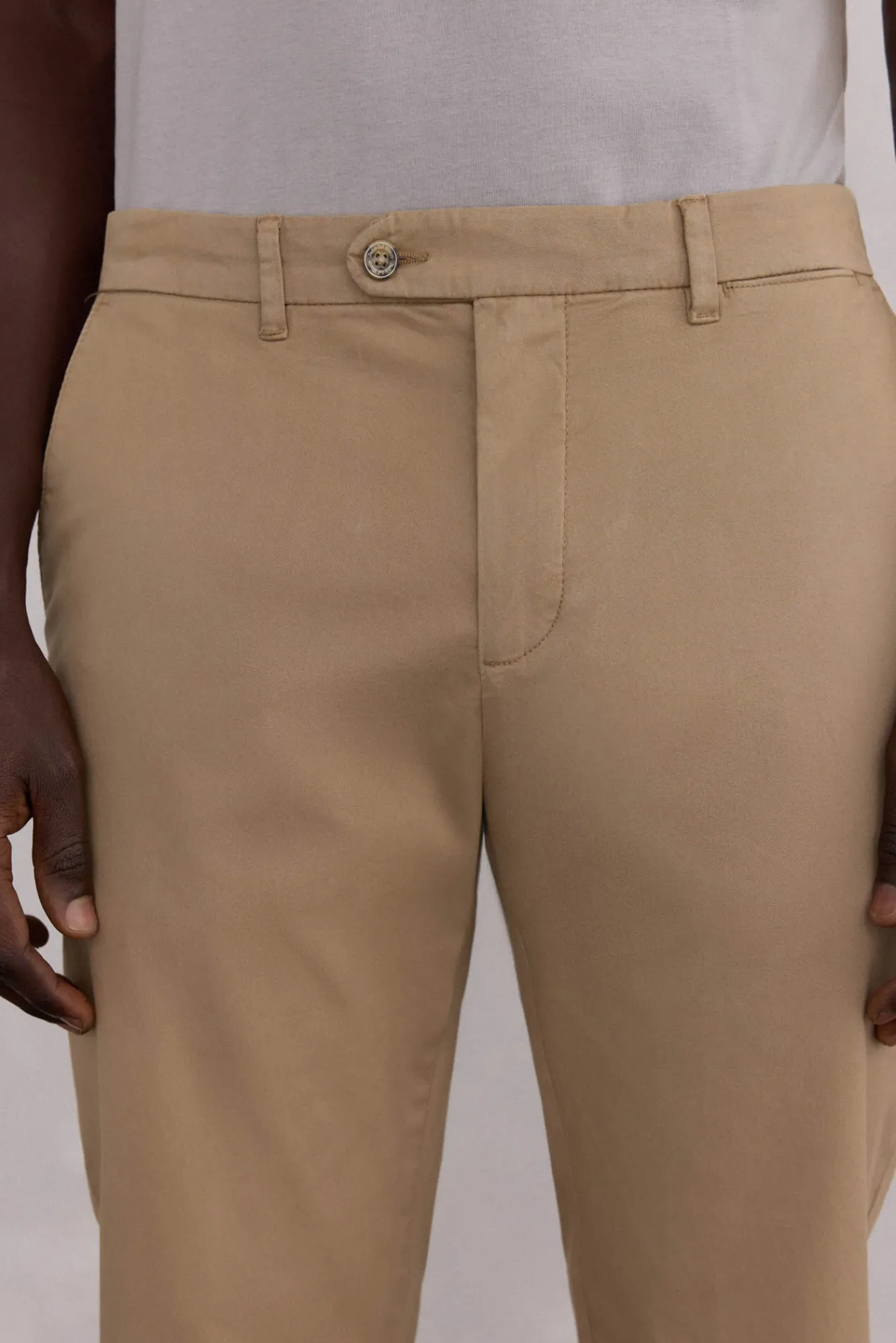Hombre Pedro del Hierro Pantalones|Chinos>Pantalón premium chino slim fit