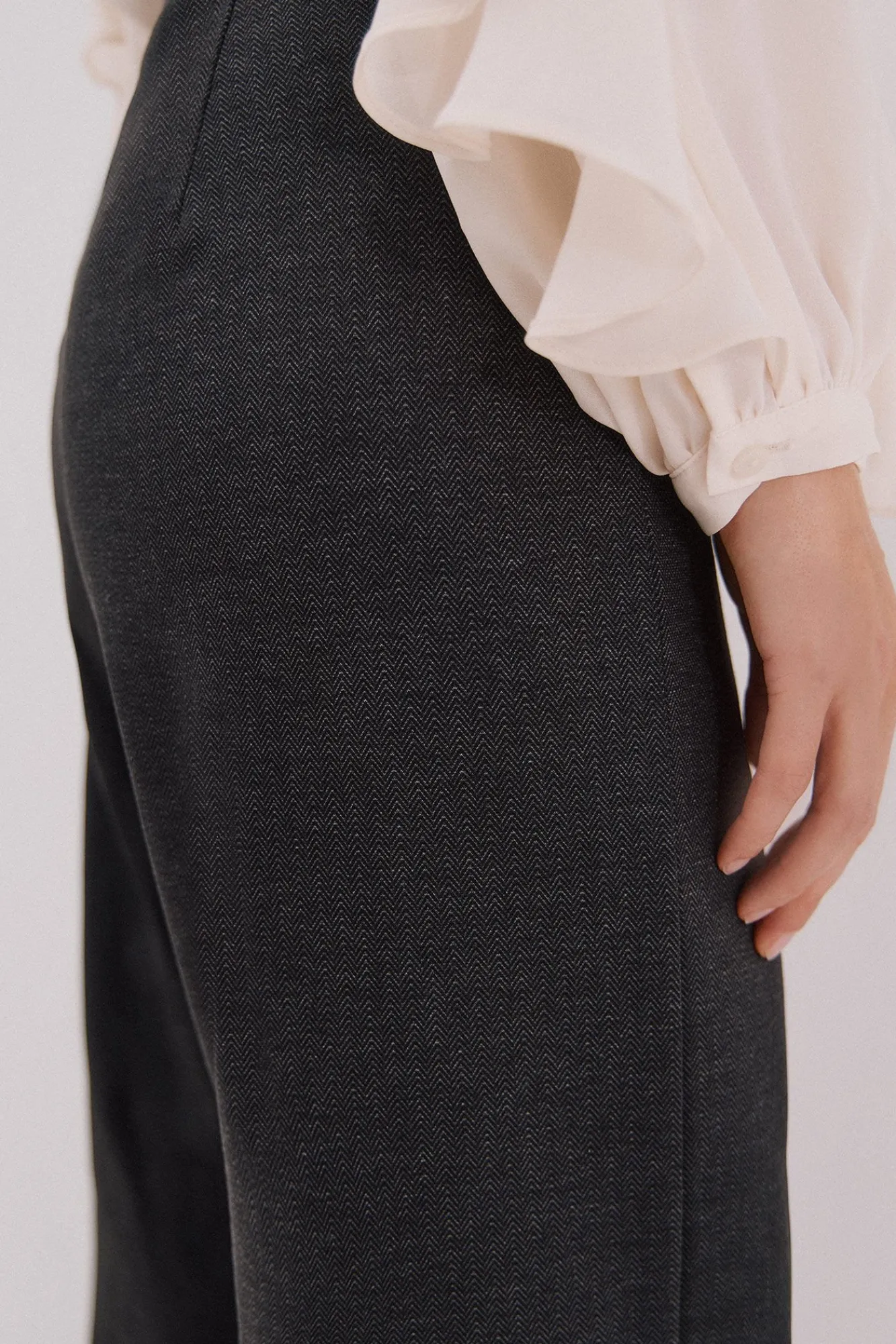 Mujer Cortefiel Pantalones>Pantalón punto roma espiga