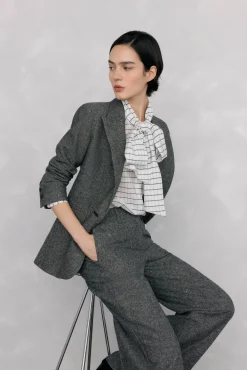 Mujer Pedro del Hierro Pantalones>Pantalón recto cheviot