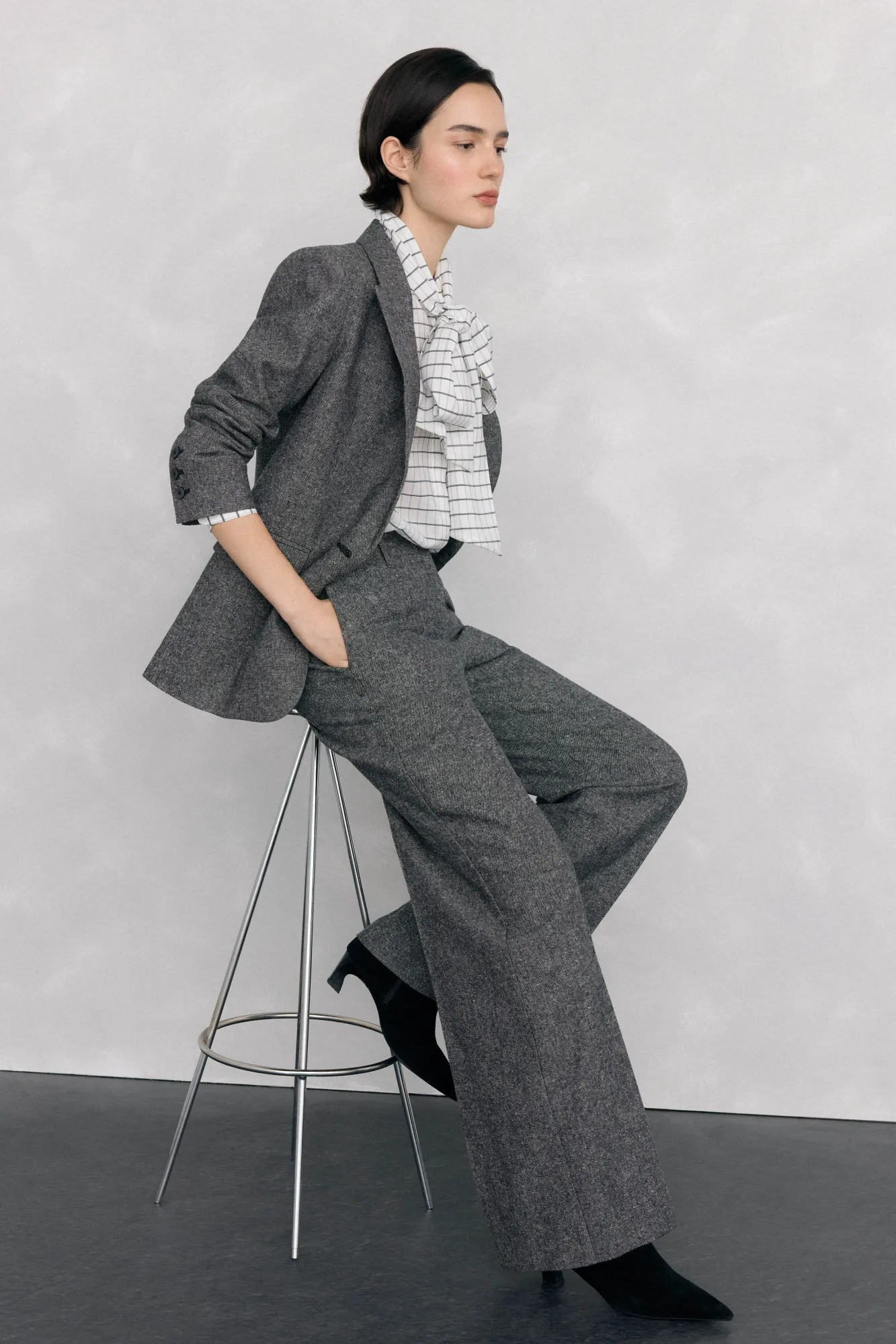 Mujer Pedro del Hierro Pantalones>Pantalón recto cheviot