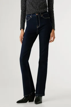 Mujer Pepe Jeans Vaqueros>Pantalón vaquero acampanado tiro alto