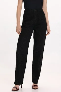 Mujer Vila Vaqueros>Pantalón vaquero animal print