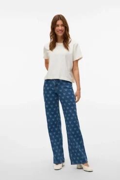 Mujer Vero Moda Vaqueros|Pantalones>Pantalón vaquero estampado