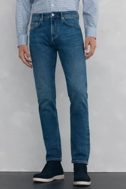 Hombre Pedro del Hierro Vaqueros|Pantalones>Pantalón vaquero premium flex slim fit