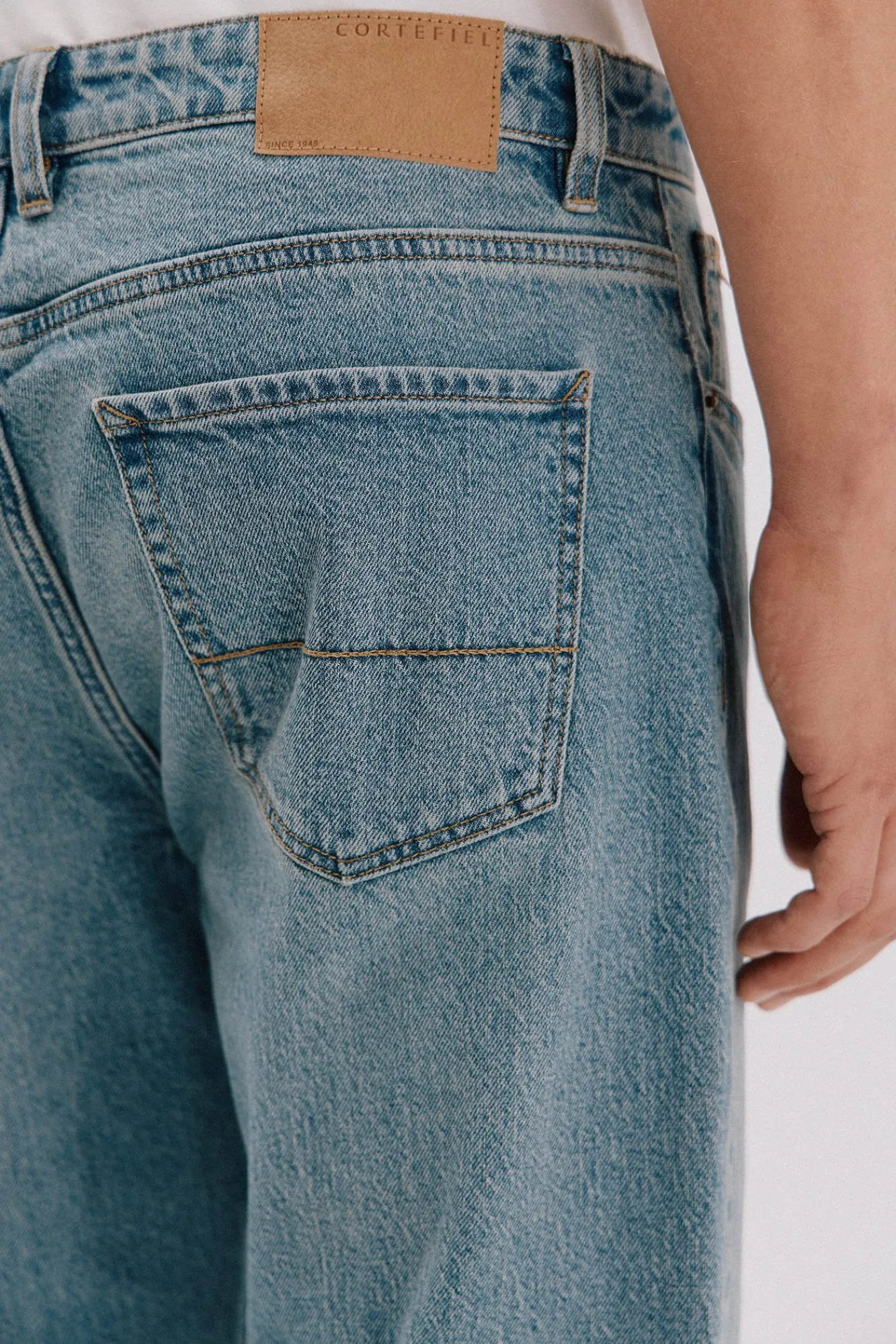 Hombre Cortefiel Vaqueros|Pantalones>Pantalón vaquero regular fit