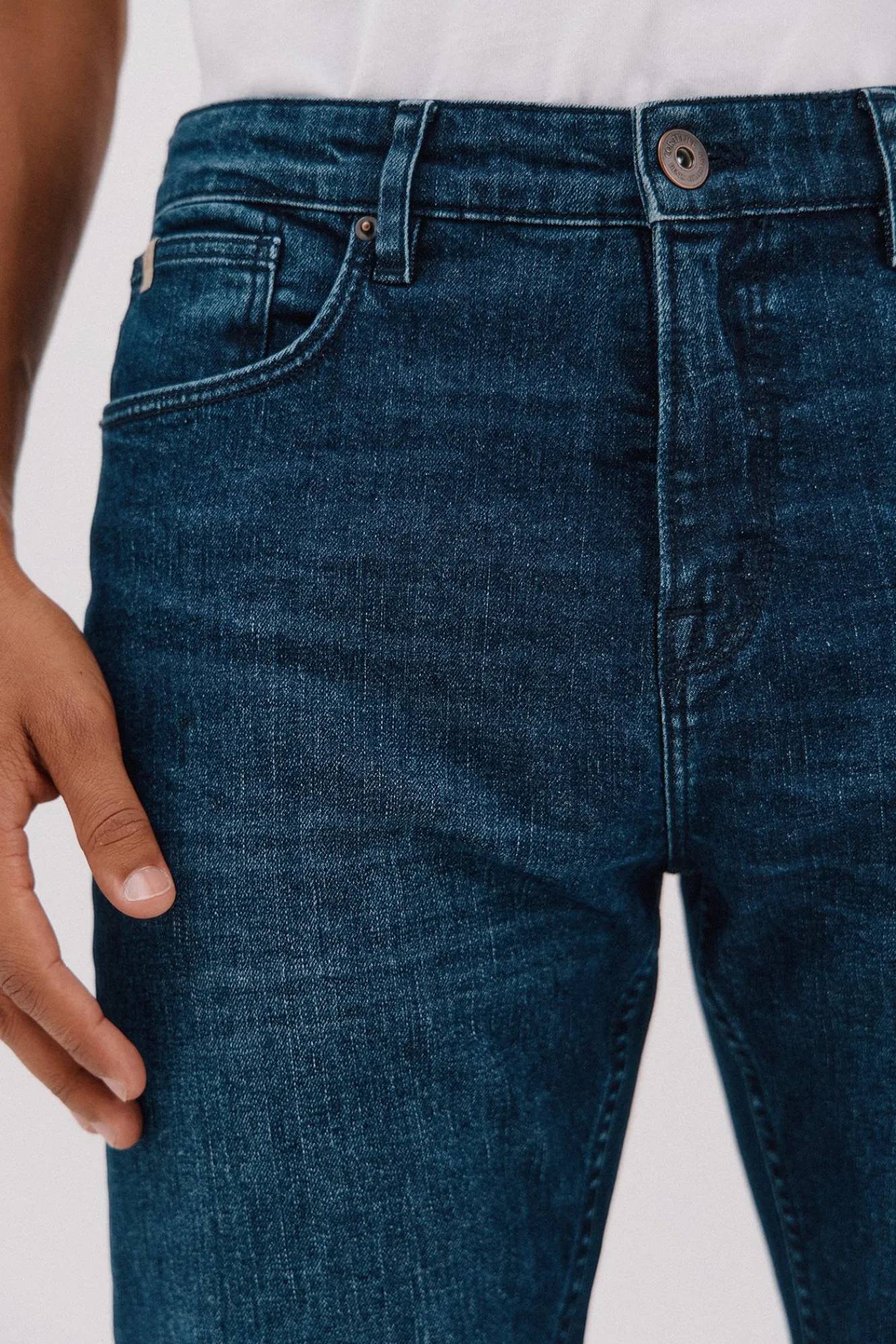 Hombre Cortefiel Vaqueros|Pantalones>Pantalón vaquero regular fit