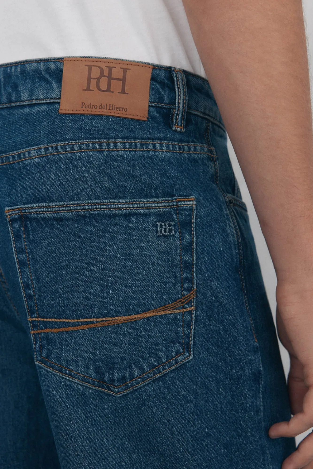 Hombre Pedro del Hierro Vaqueros|Pantalones>Pantalón vaquero straight fit