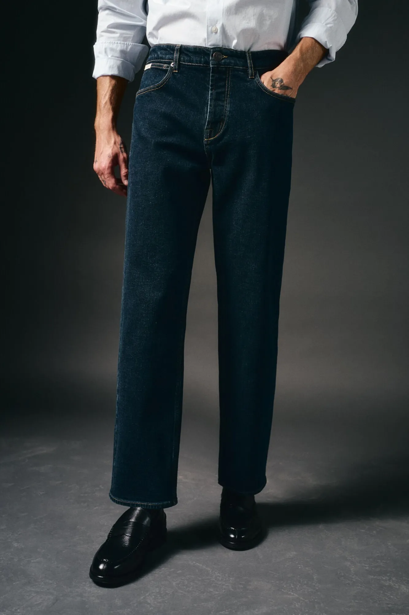 Hombre OOTO Vaqueros|Pantalones>Pantalón vaquero straight fit