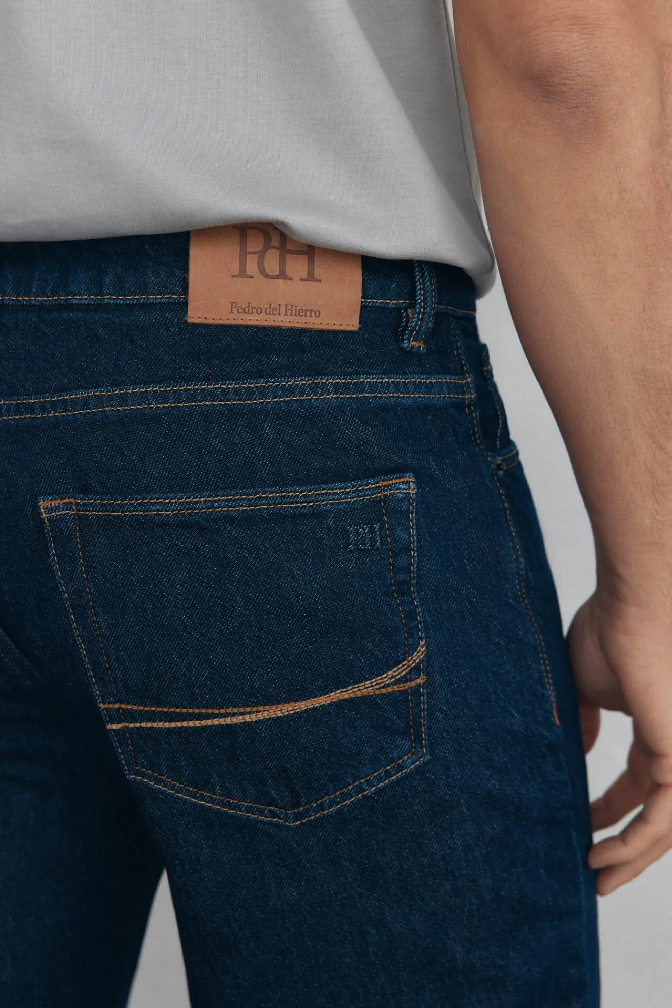 Hombre Pedro del Hierro Vaqueros|Pantalones>Pantalón vaquero straight fit
