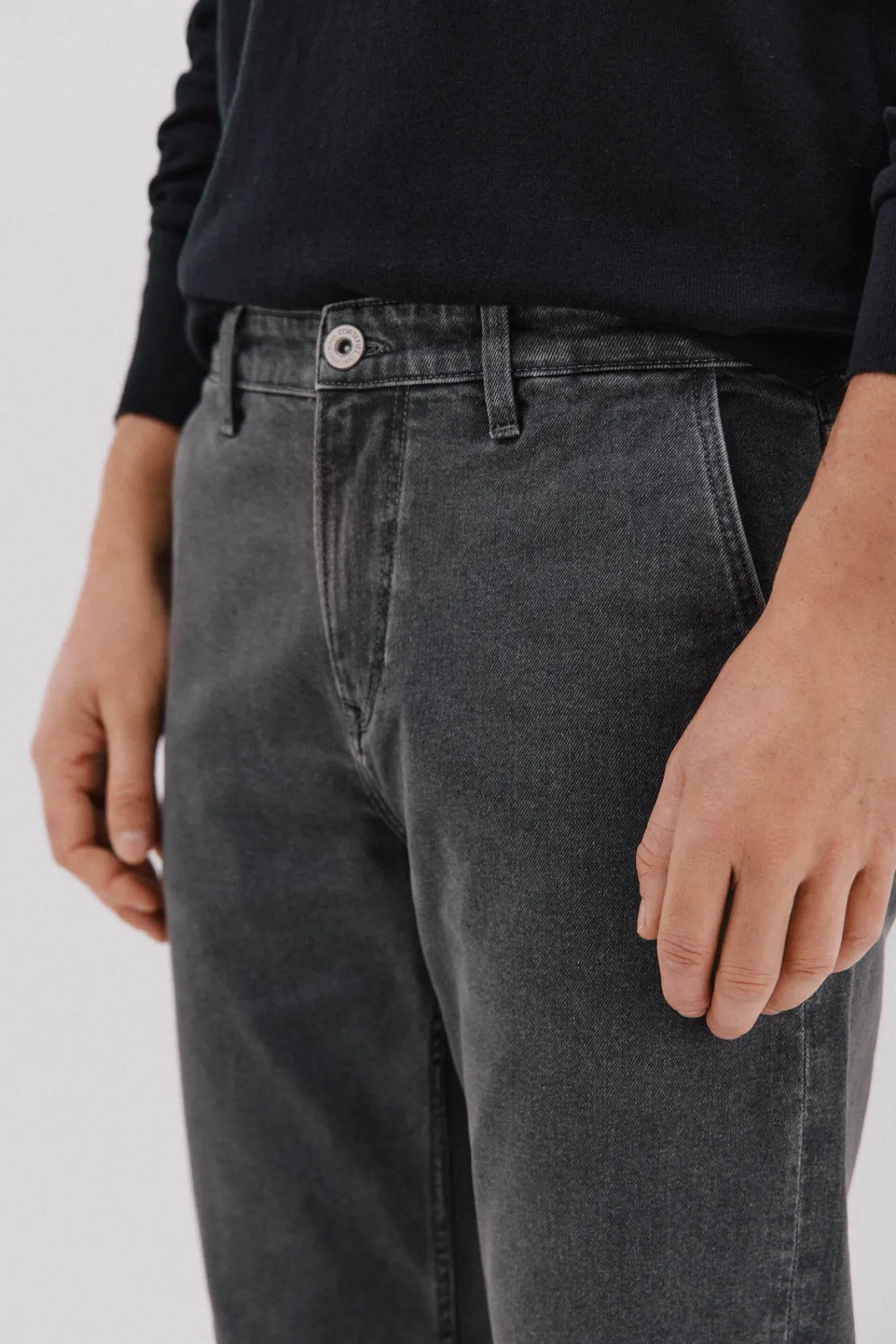 Hombre Cortefiel Vaqueros|Pantalones>Pantalón vaquero tapered fit