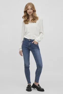 Mujer Vila Vaqueros|Pantalones>Pantalón vaquero Skinny fit