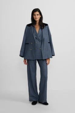 Mujer Silbon Pantalones>Pantalón vestir cuadros