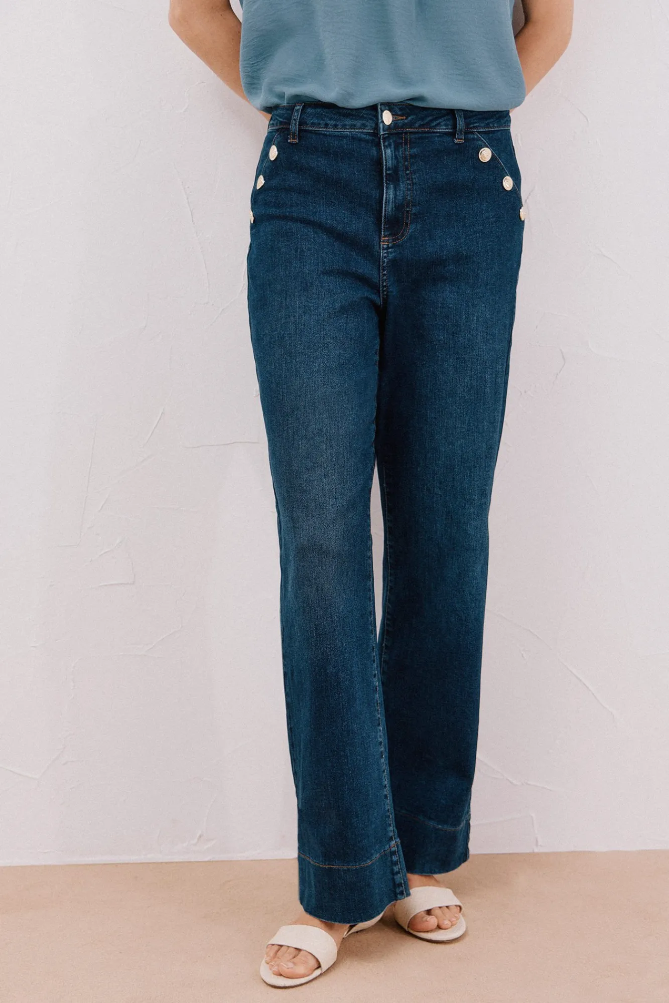 Mujer Cortefiel Vaqueros|Pantalones>Pantalones buttons