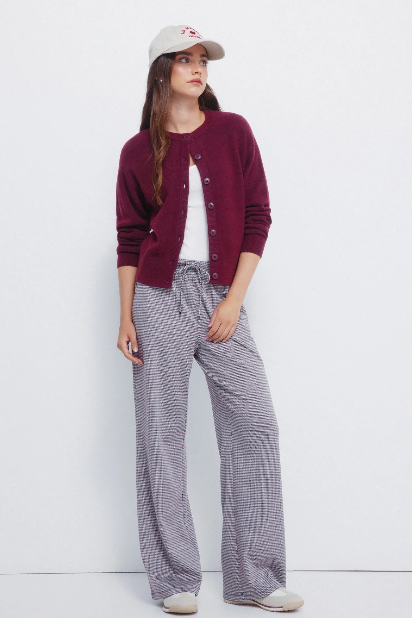 Mujer Springfield Pantalones>Pantalones jogger anchos
