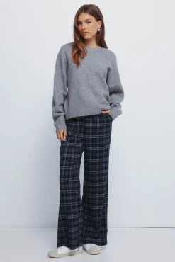 Mujer Springfield Pantalones>Pantalones jogger cuadros