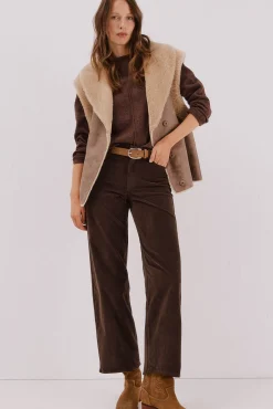 Mujer Cortefiel Pantalones>Pantalones Marine Velvet