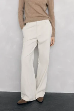 Mujer Pedro del Hierro Pantalones>Pantalones pana wide leg classic