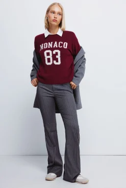 Mujer Springfield Pantalones>Pantalones rayas flare