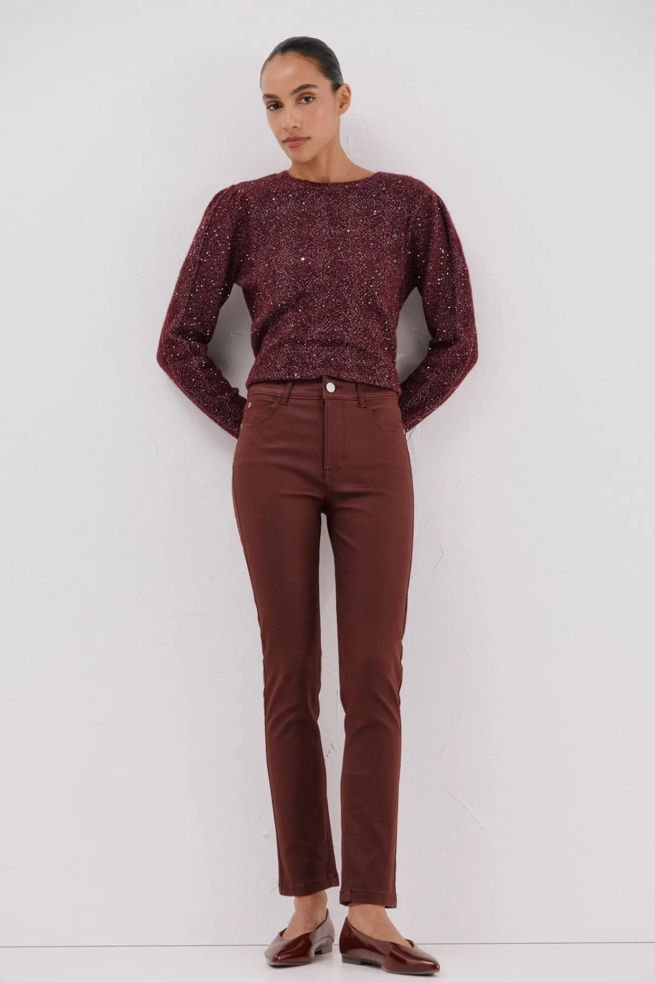 Mujer Cortefiel Vaqueros|Pantalones>Pantalones sensational resinados