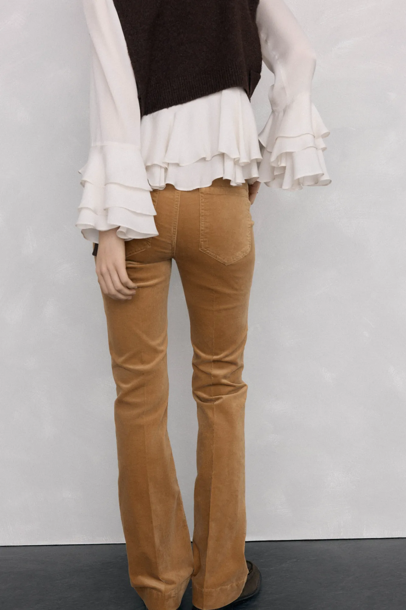 Mujer Pedro del Hierro Pantalones>Pantalones terciopelo push up flare