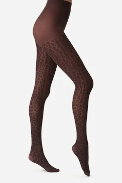 Mujer DIM Medias>Panty print leopardo 45 Deniers