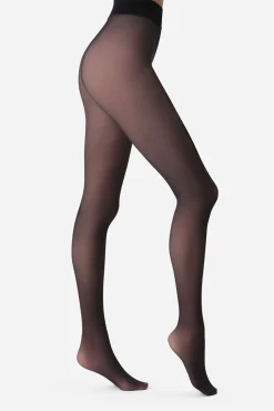 Mujer DIM Medias>Panty térmico efecto transparente 80 Deniers