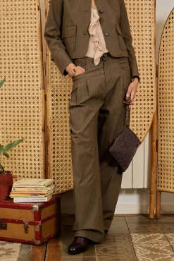 Mujer Hoss Intropia Pantalones>Paola. Pantalones con pliegues