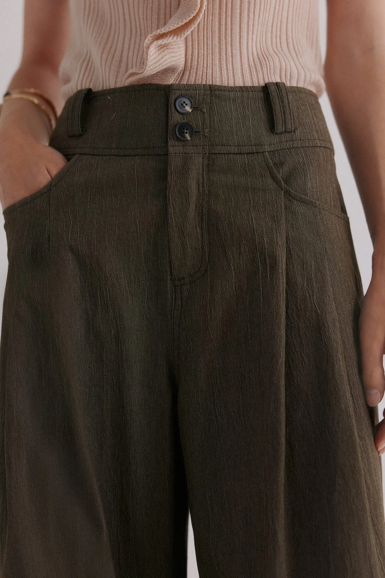 Mujer Hoss Intropia Pantalones>Paola. Pantalones con pliegues