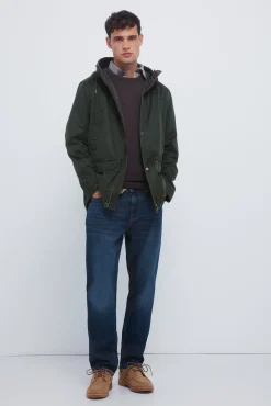 Hombre Springfield Abrigos>Parka algodón