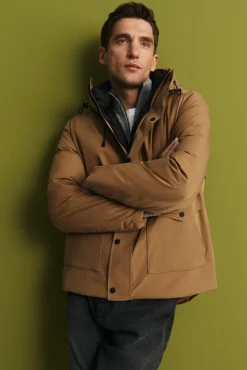 Hombre Cortefiel Abrigos>Parka con capucha